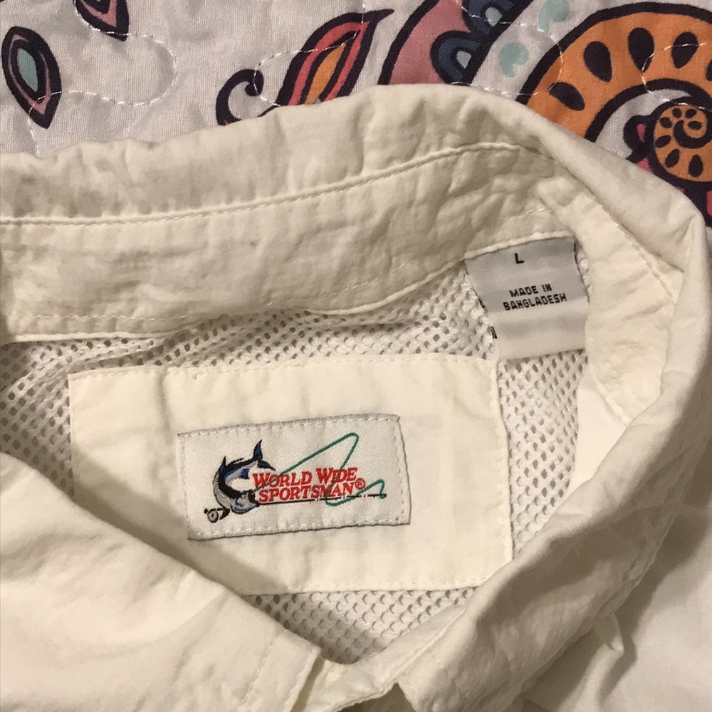 World Wide Sportsman Mens Casual Fishing Shirt - Picture 6 of 10